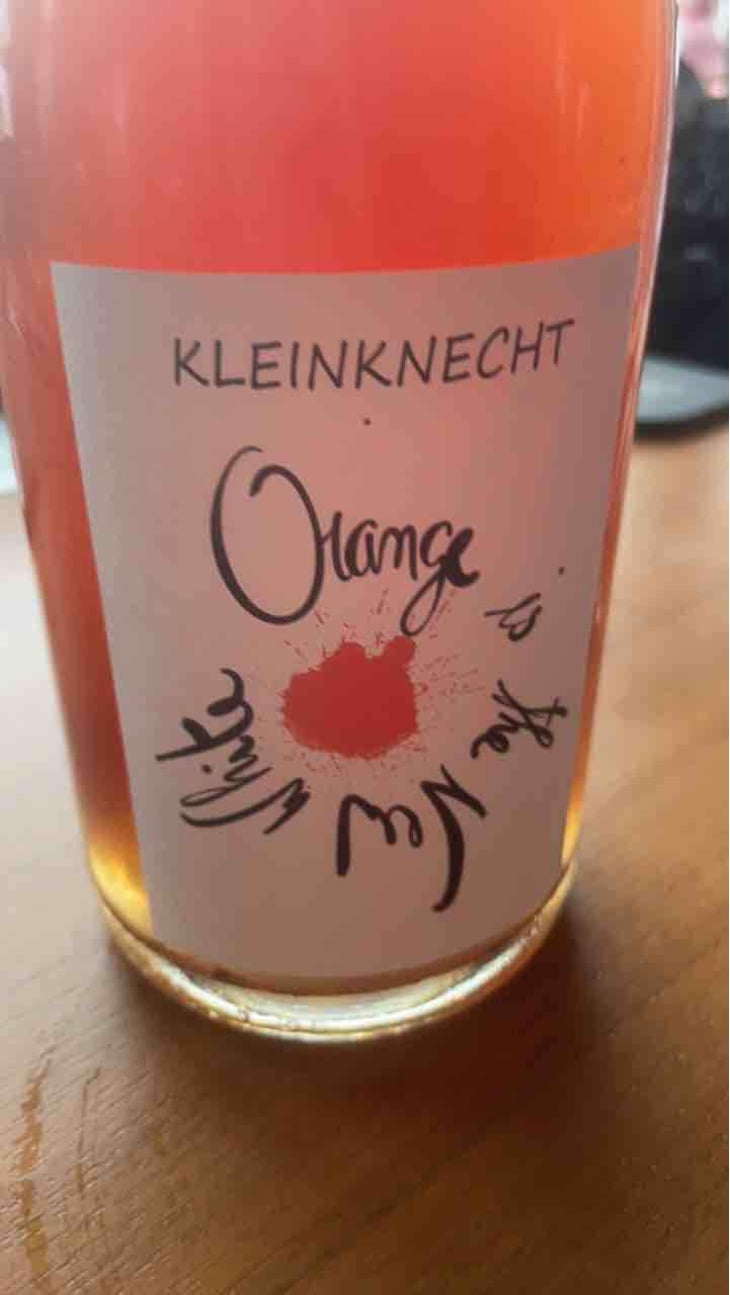 Orange is the New White - Maceration - Domaine Kleinknecht - André Kleinknecht 