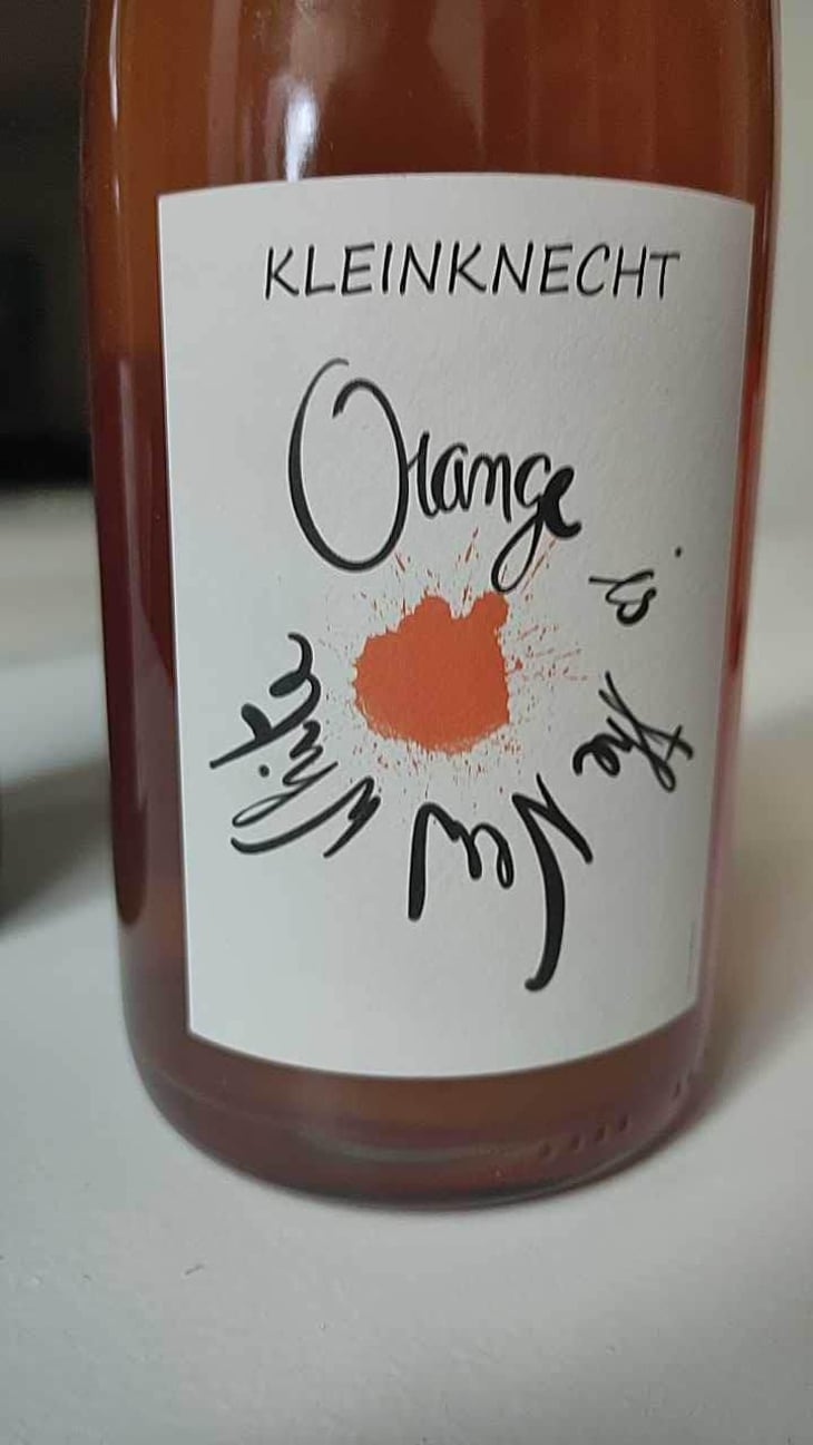 Orange is the New White - Maceration - Domaine Kleinknecht - André Kleinknecht 