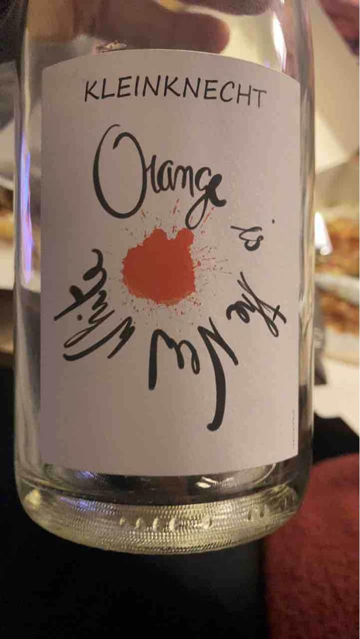 Orange is the New White - Maceration - Domaine Kleinknecht - André Kleinknecht 