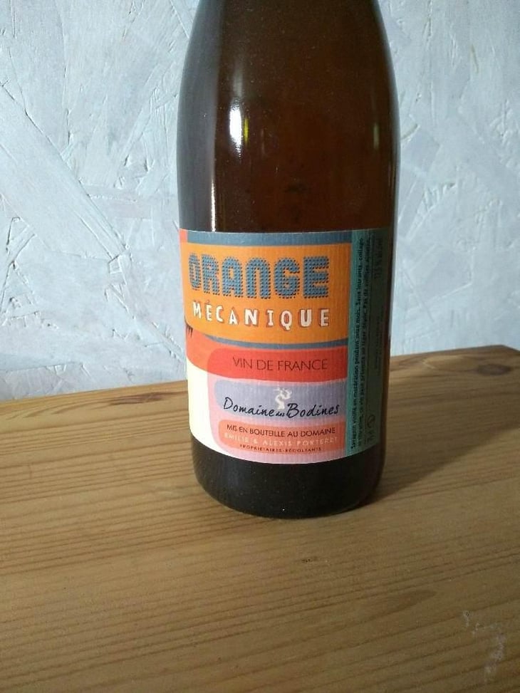 Orange Mecanique - Domaine des Bodines - Emilie & Alexis Porteret 