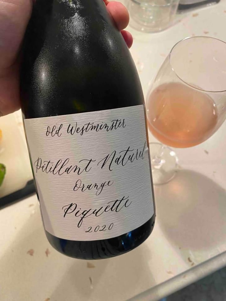Orange Piquette - Old Westminster Winery - Drew Baker 