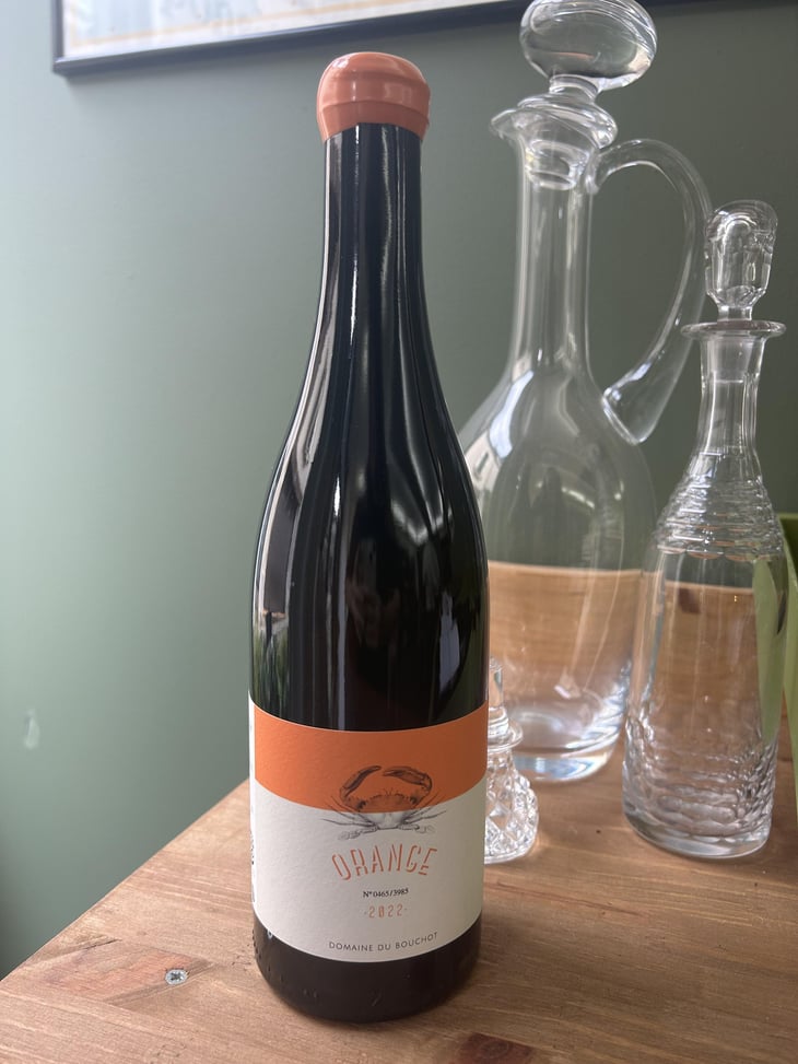 Orange - Domaine du Bouchot - Antoine Gouffier -2022