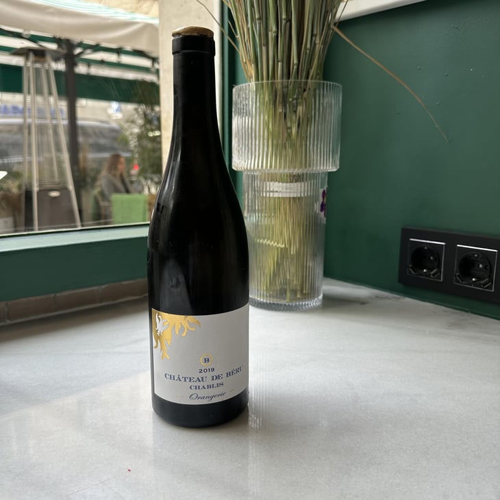 Chablis "Orangerie" - Château de Béru - Athénaïs de Béru 