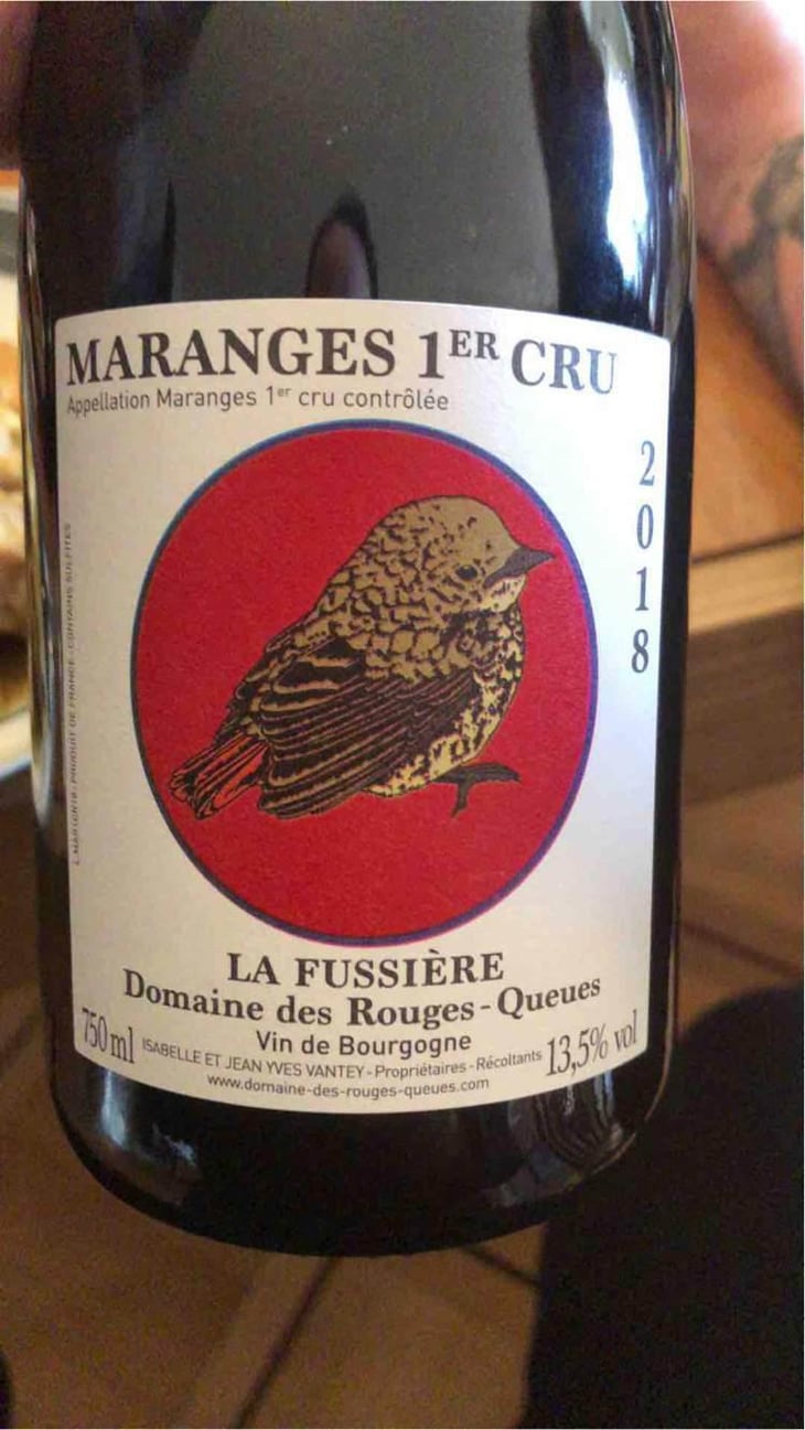 Maranges 1er Cru La Fussière - Domaine des Rouges-Queues - Isabelle & Jean-Yves Vantey 