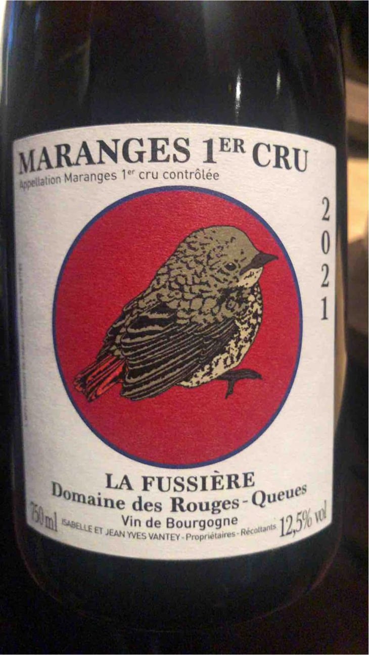 Maranges 1er Cru La Fussière - Domaine des Rouges-Queues - Isabelle & Jean-Yves Vantey 