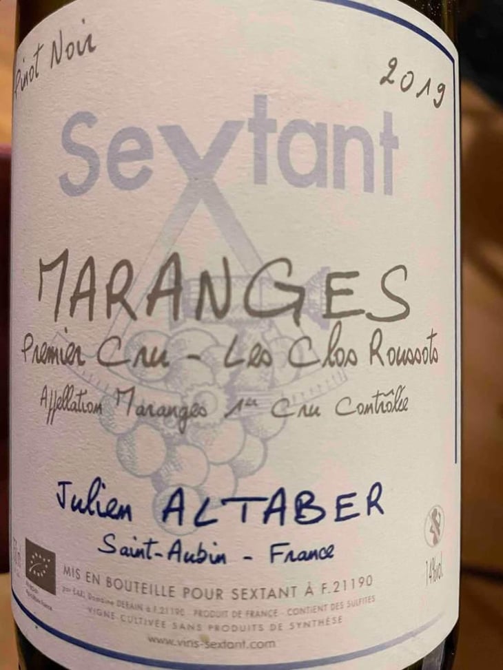 Maranges - Sextant - Julien Altaber & Carole Schwab 