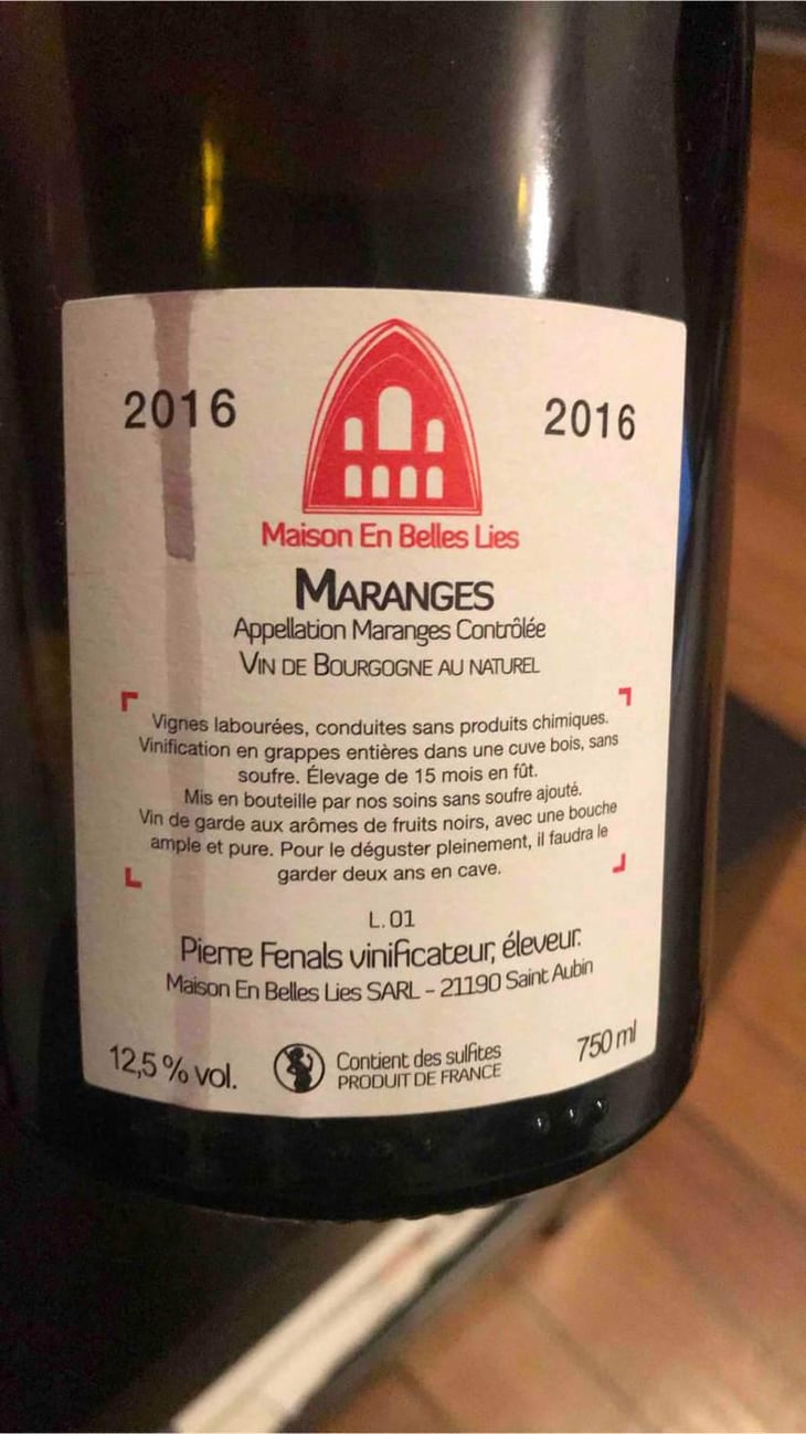 Maranges - Maison en Belles Lies - Pierre Fenals 