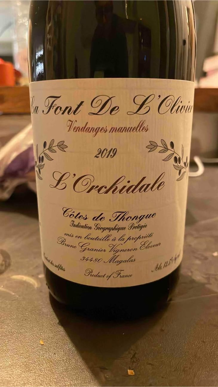 Orchidale - Domaine De La Font De L'Olivier - Bruno Granier -2019