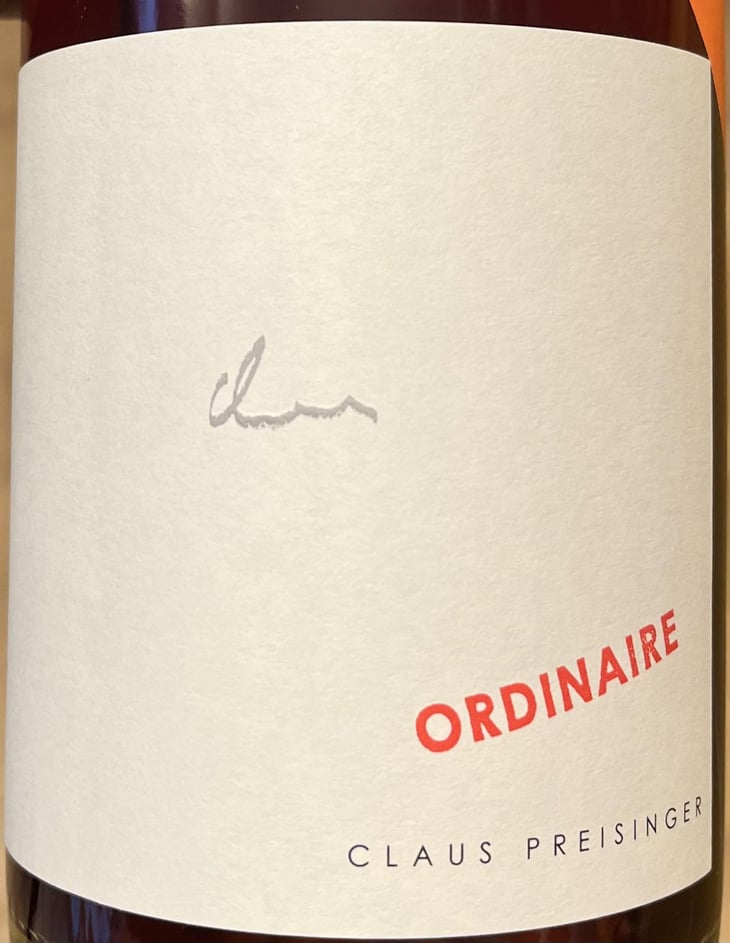 ORDINAIRE - Weingut Claus Preisinger - Claus Preisinger 