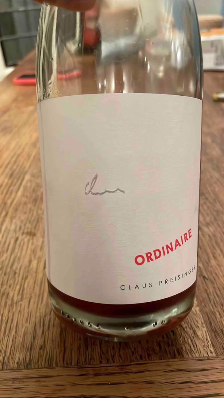 ORDINAIRE - Weingut Claus Preisinger - Claus Preisinger 