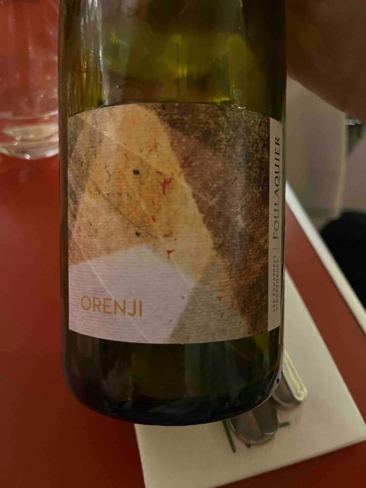 Orenji - Mas Foulaquier - Pierre Jequier & Blandine Chauchat -2022