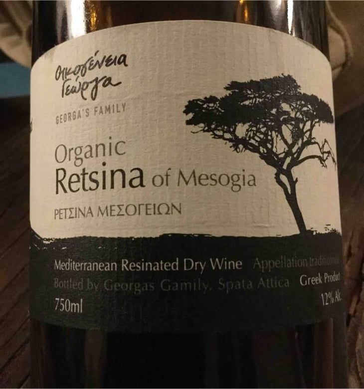 Organic Retsina - Georgas Family - Dimitris Georgas 