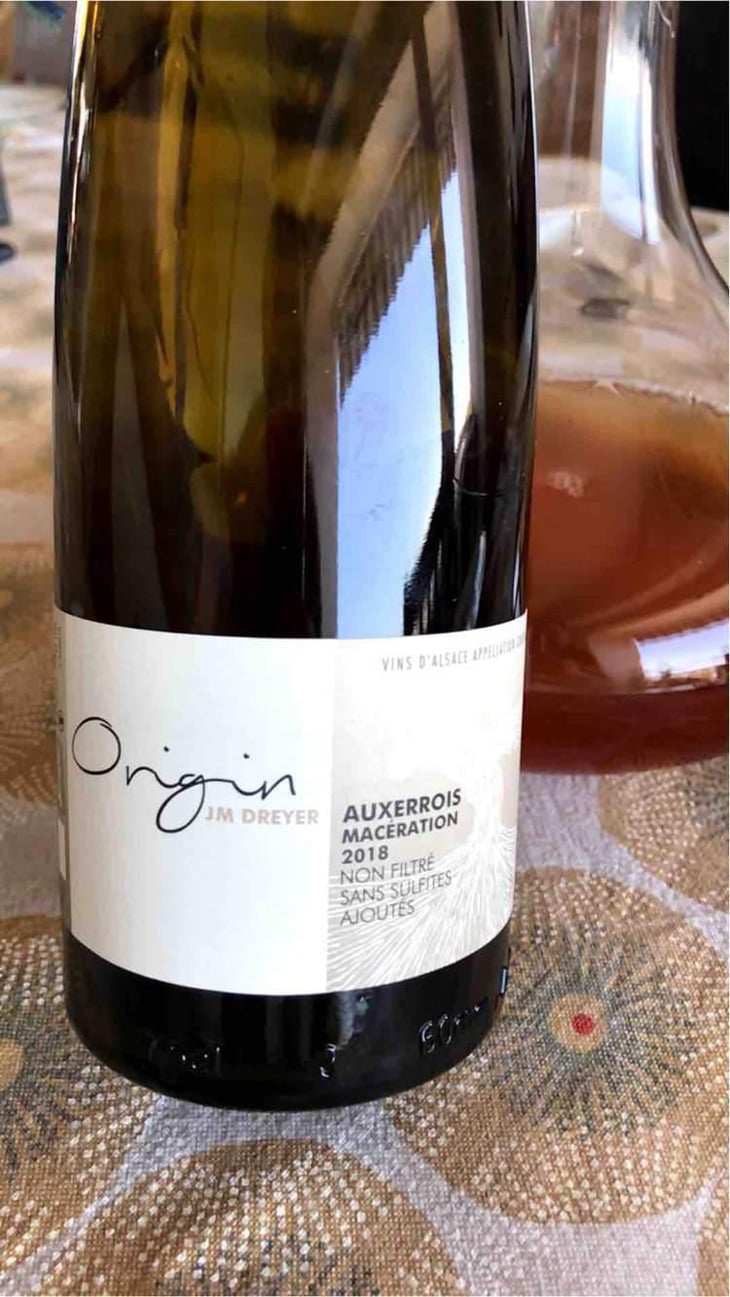 Origin Auxerrois Macération - J.M. Dreyer - Jean-Marc Dreyer 