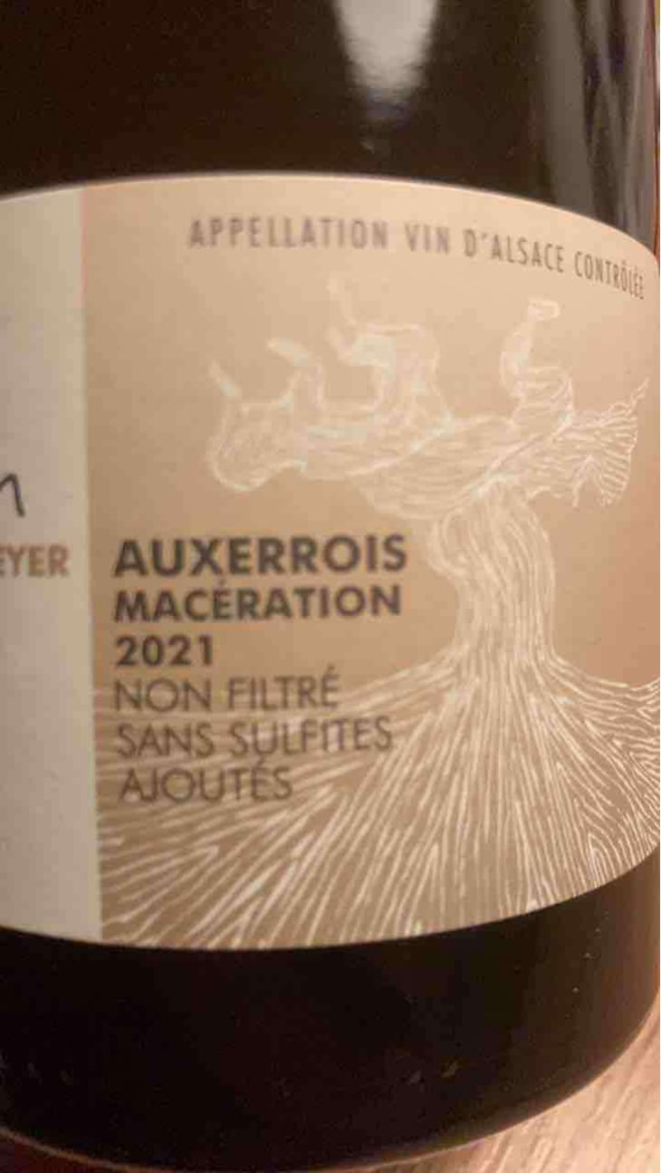 Origin Auxerrois Macération - J.M. Dreyer - Jean-Marc Dreyer 
