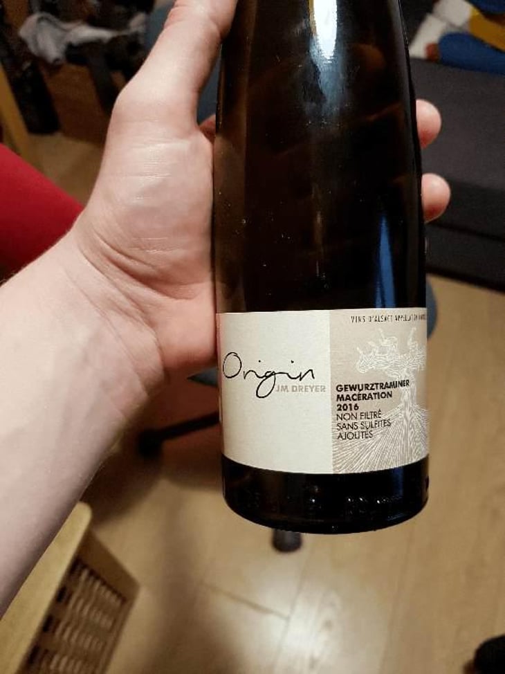 Origin Gewürztraminer Macération - J.M. Dreyer - Jean-Marc Dreyer 
