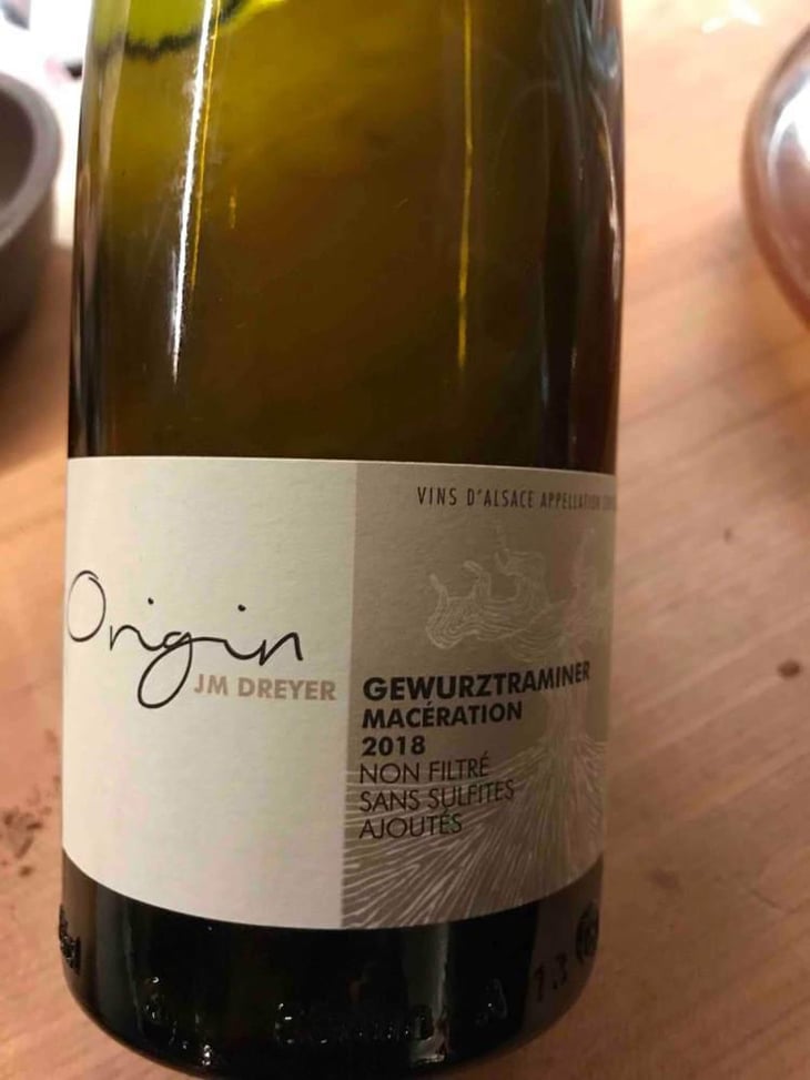Origin Gewürztraminer Macération - J.M. Dreyer - Jean-Marc Dreyer 
