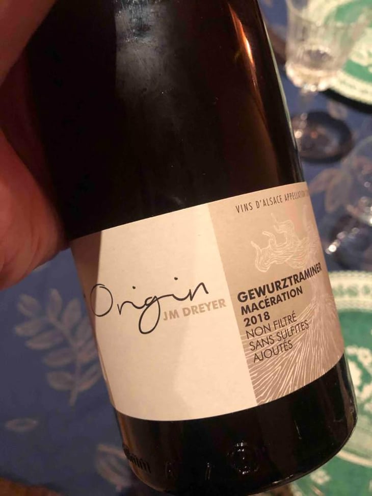 Origin Gewürztraminer Macération - J.M. Dreyer - Jean-Marc Dreyer 