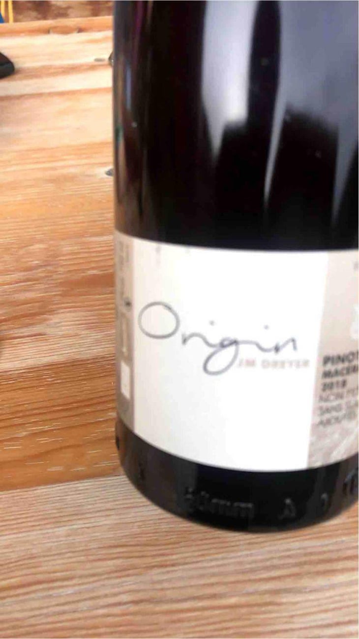 Origin Gewürztraminer Macération - J.M. Dreyer - Jean-Marc Dreyer 