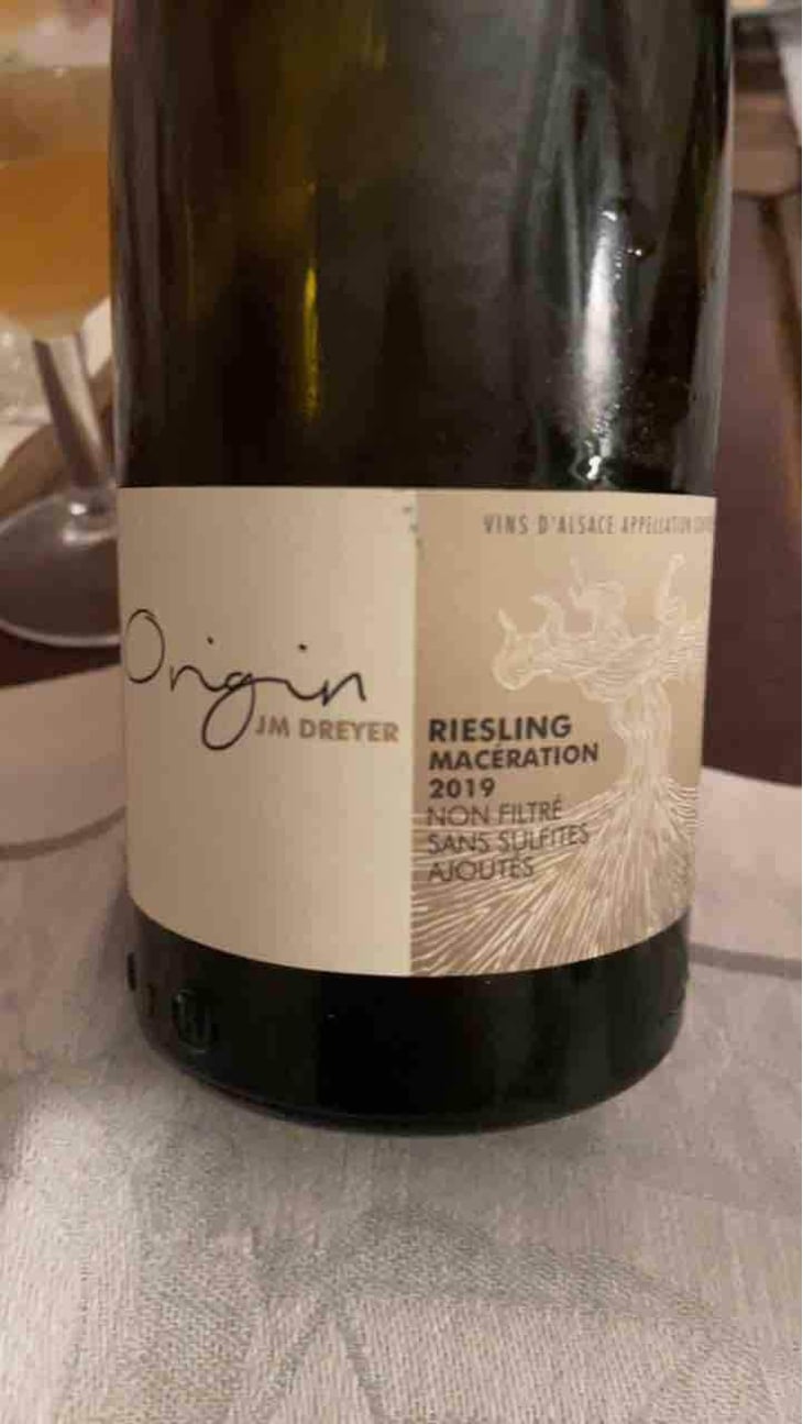Origin Gewürztraminer Macération - J.M. Dreyer - Jean-Marc Dreyer 