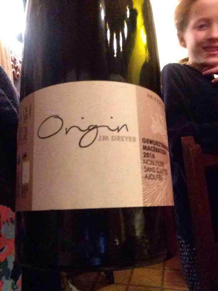 Origin Gewürztraminer Macération - J.M. Dreyer - Jean-Marc Dreyer 