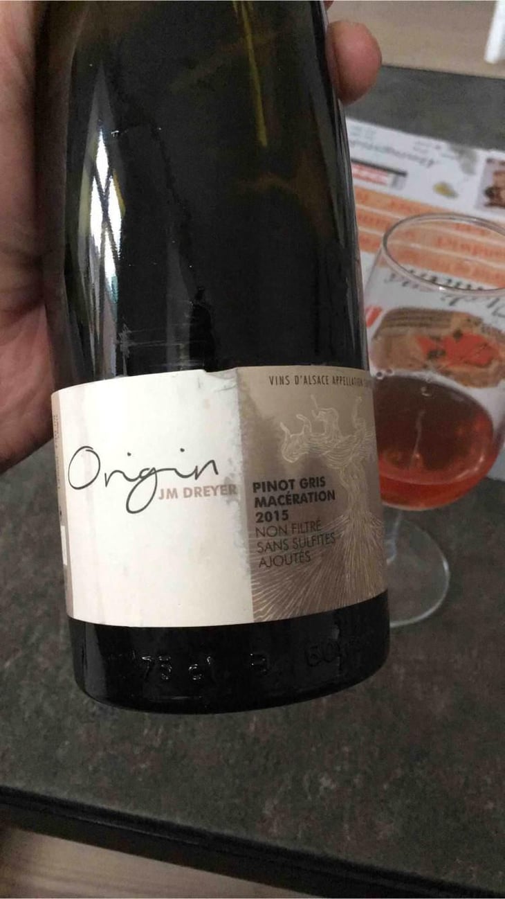 Origin Pinot Gris Macération - J.M. Dreyer - Jean-Marc Dreyer 