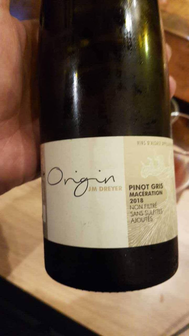 Origin Pinot Gris Macération - J.M. Dreyer - Jean-Marc Dreyer 