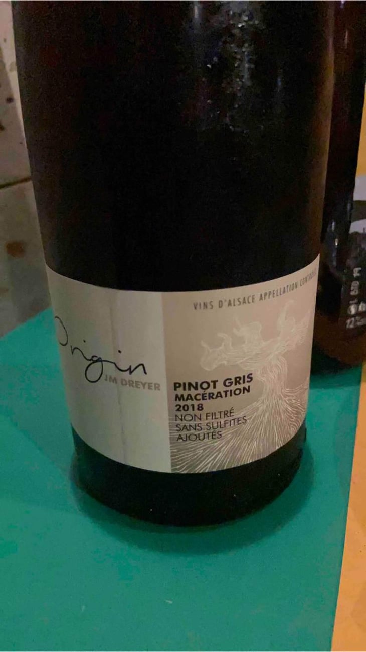 Origin Pinot Gris Macération - J.M. Dreyer - Jean-Marc Dreyer 