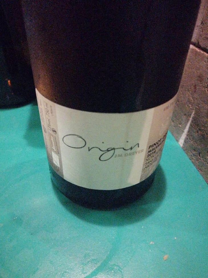Origin Pinot Gris Macération - J.M. Dreyer - Jean-Marc Dreyer 