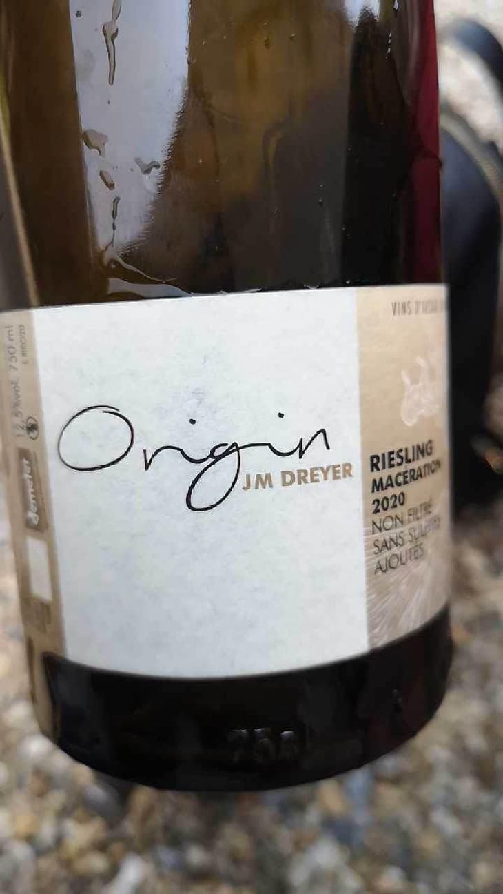 Origin Riesling Macération - J.M. Dreyer - Jean-Marc Dreyer 