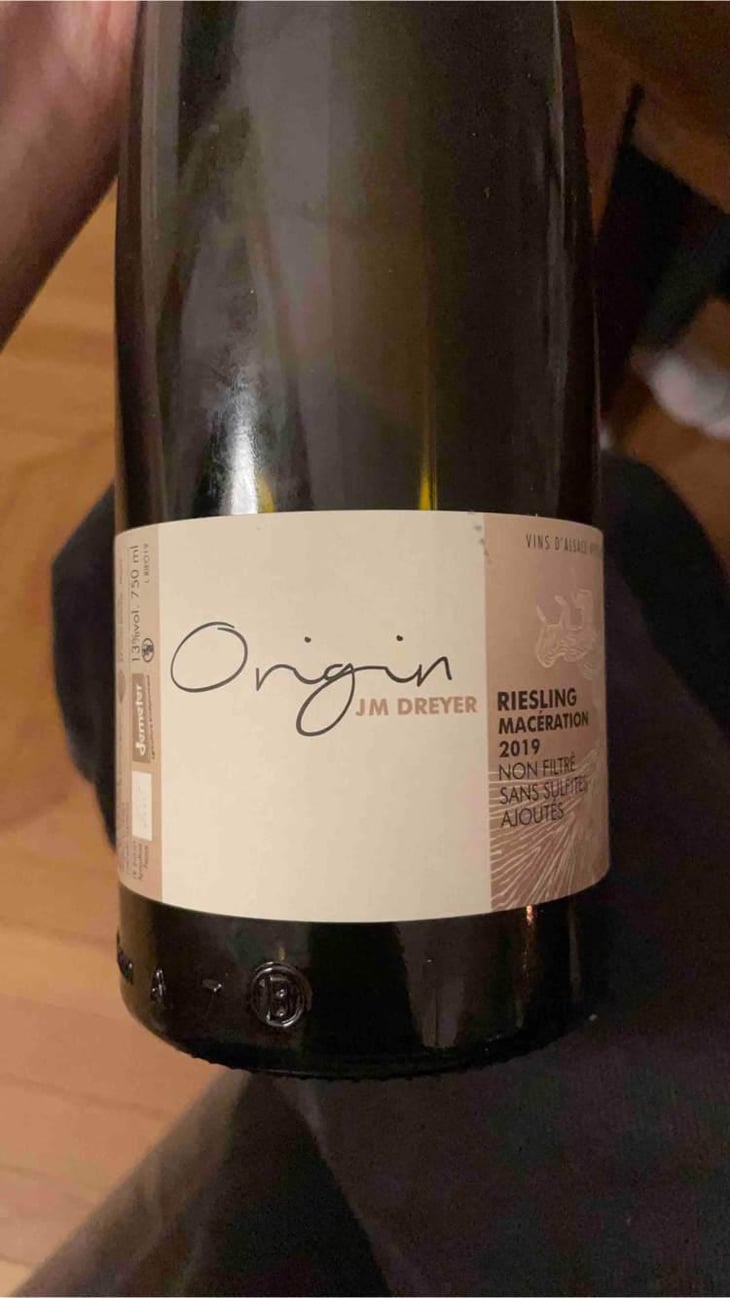Origin Riesling Macération - J.M. Dreyer - Jean-Marc Dreyer 