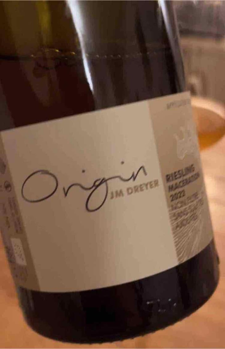 Origin Riesling Macération - J.M. Dreyer - Jean-Marc Dreyer 