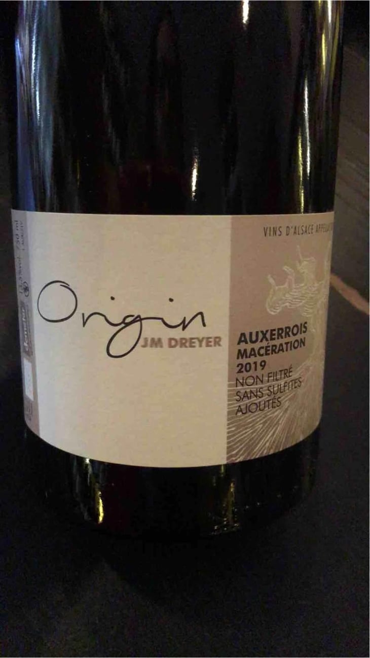 Origin Riesling Macération - J.M. Dreyer - Jean-Marc Dreyer 