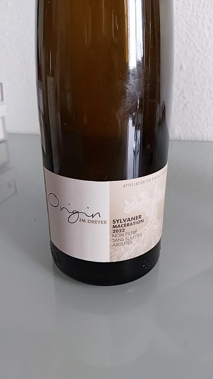 Origin Sylvaner Macération - J.M. Dreyer - Jean-Marc Dreyer 