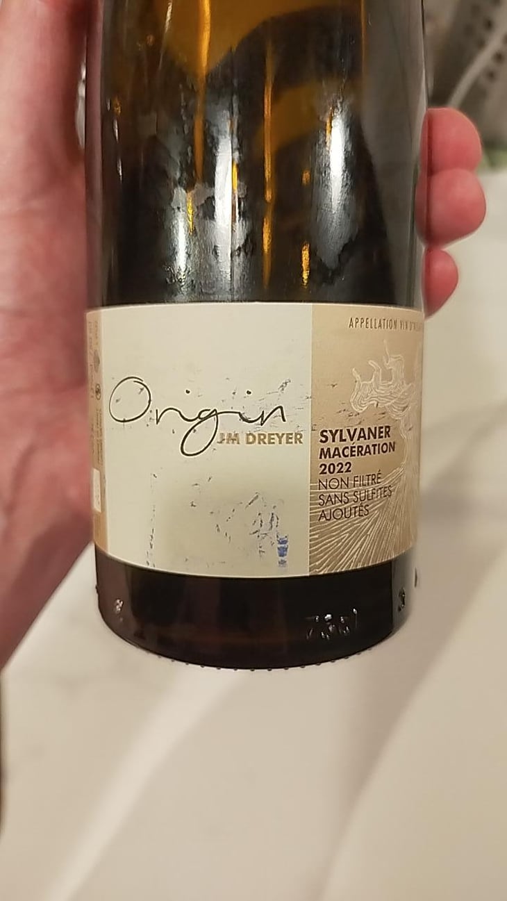 Origin Sylvaner Macération - J.M. Dreyer - Jean-Marc Dreyer 