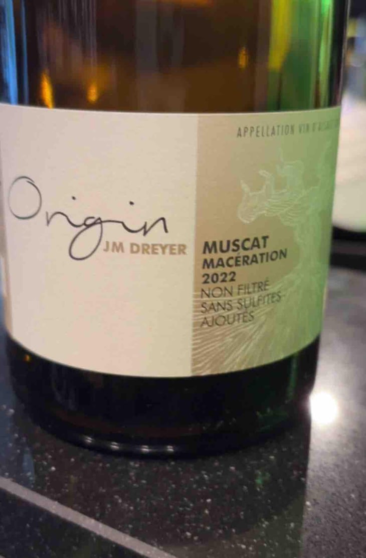 Origin Sylvaner Macération - J.M. Dreyer - Jean-Marc Dreyer 