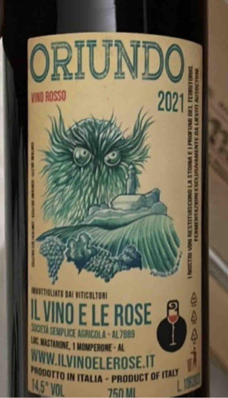 Oriundo - Il Vino e le Rose - Massimiliano Murgo 