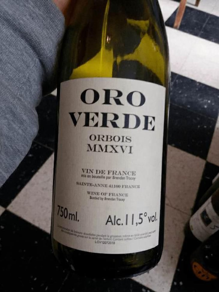 Oro Verde - Domaine Le Clocher - Les Vins de Sainte Anne - Brendan & Sean Tracey 