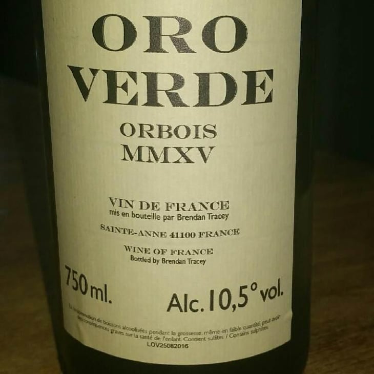 Oro Verde - Domaine Le Clocher - Les Vins de Sainte Anne - Brendan & Sean Tracey 