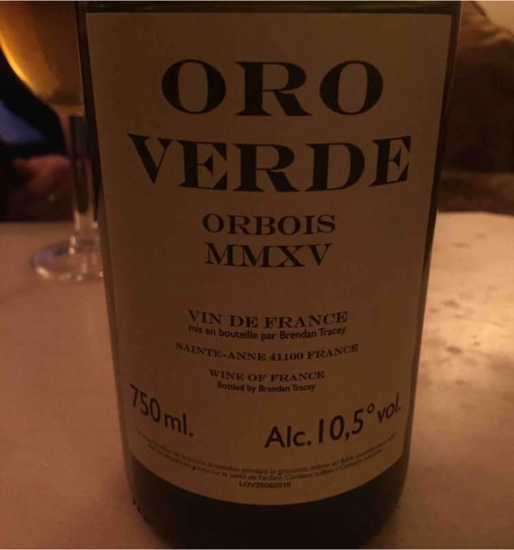 Oro Verde - Domaine Le Clocher - Les Vins de Sainte Anne - Brendan & Sean Tracey 