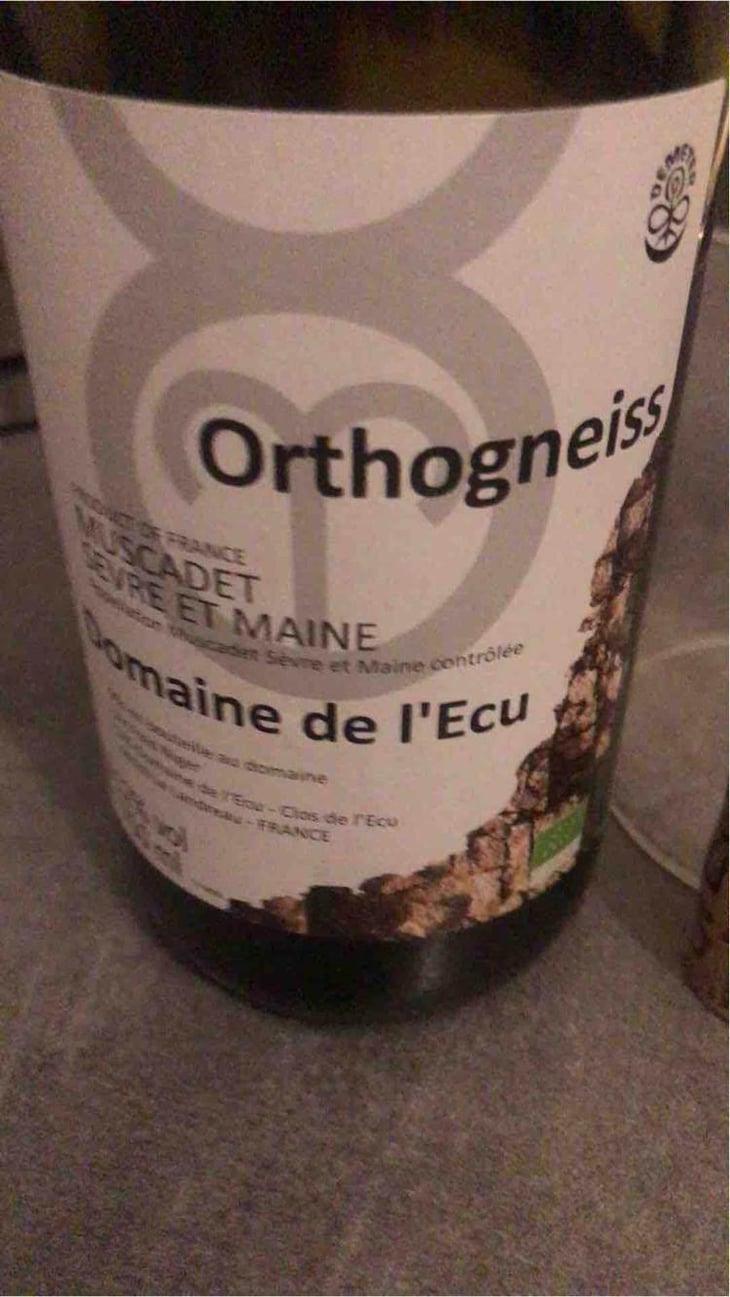 Orthogneiss - Domaine de L'Ecu - Claire & Fred NIGER 