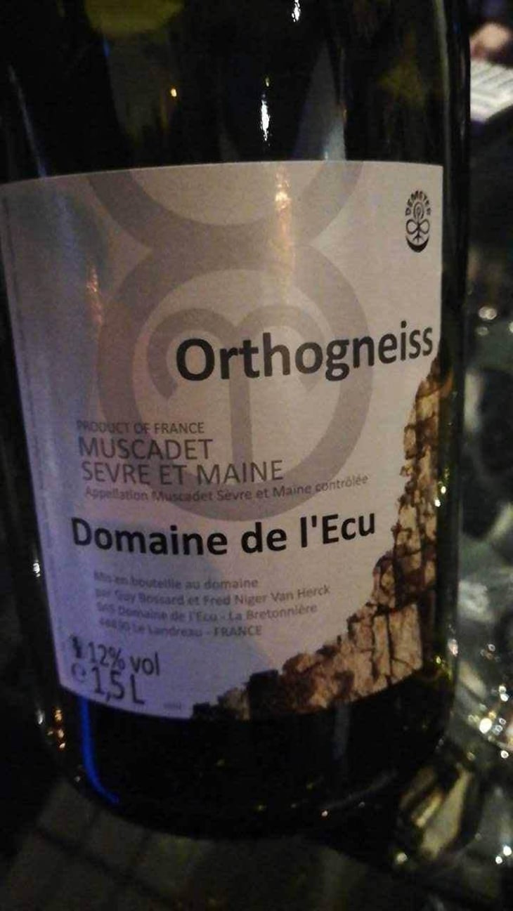 Orthogneiss - Domaine de L'Ecu - Claire & Fred NIGER 