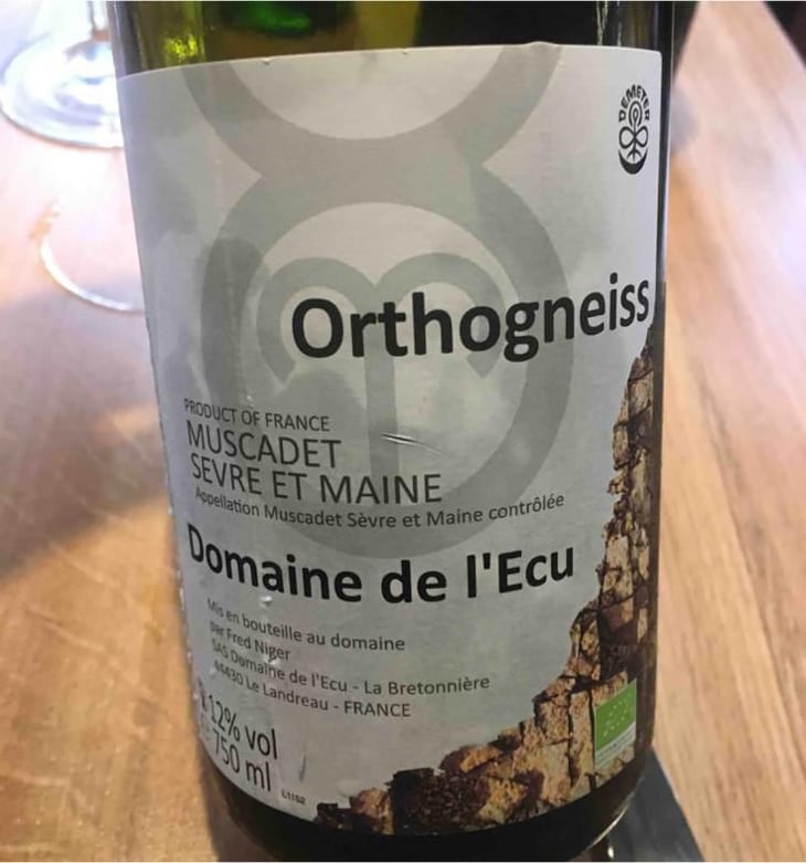 Orthogneiss - Domaine de L'Ecu - Claire & Fred NIGER 