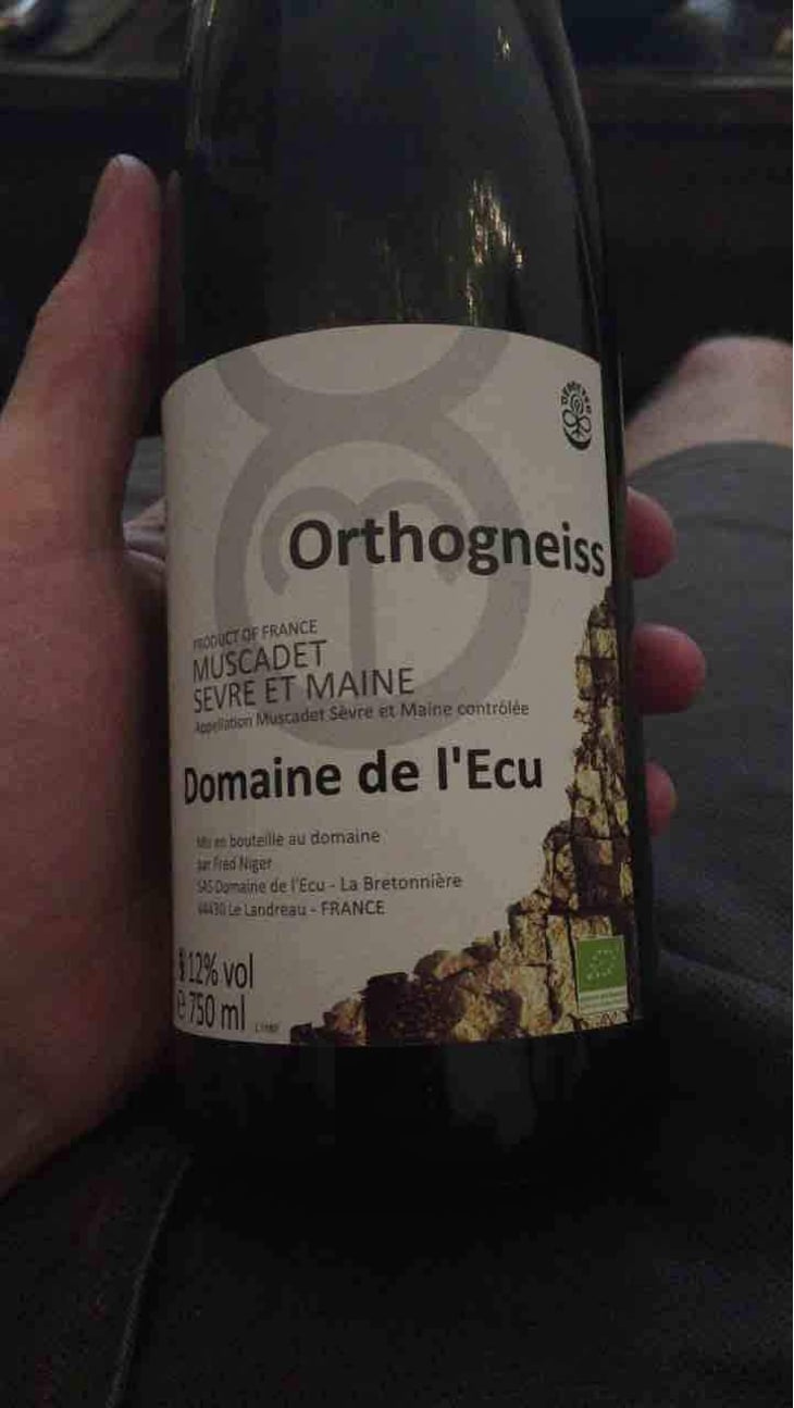 Orthogneiss - Domaine de L'Ecu - Claire & Fred NIGER 