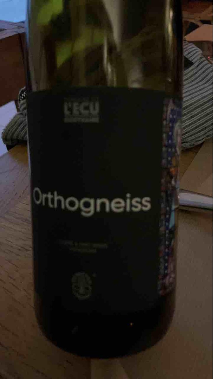 Orthogneiss (New Label 2022) - Domaine de L'Ecu - Claire & Fred NIGER 