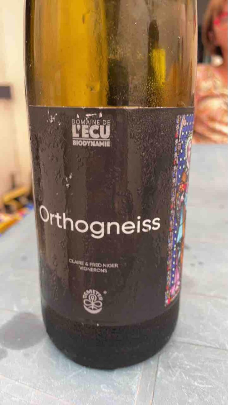 Orthogneiss (New Label 2022) - Domaine de L'Ecu - Claire & Fred NIGER 