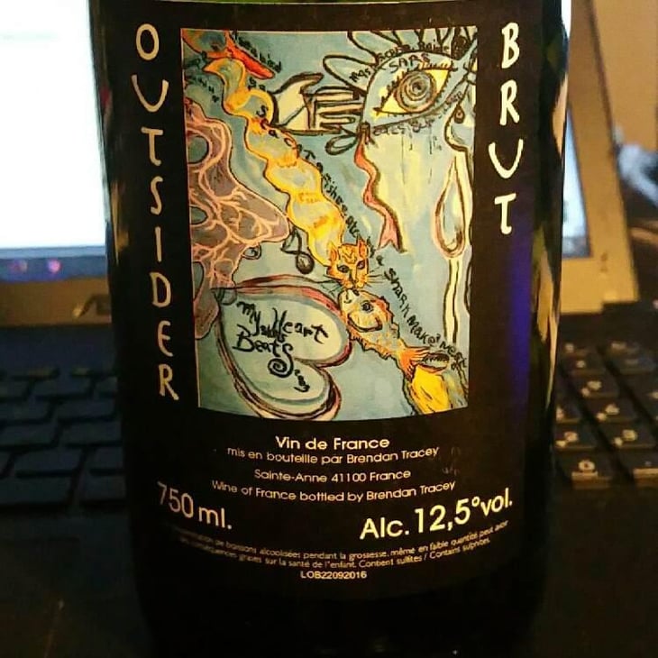 Outsider Brut Blanc - Domaine Le Clocher - Les Vins de Sainte Anne - Brendan & Sean Tracey 