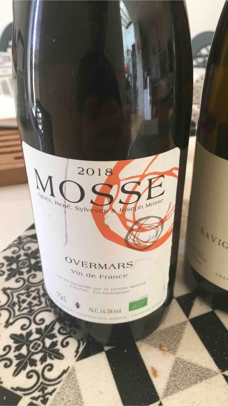 Overmars - Domaine Mosse - Sylvestre & Joseph Mosse 