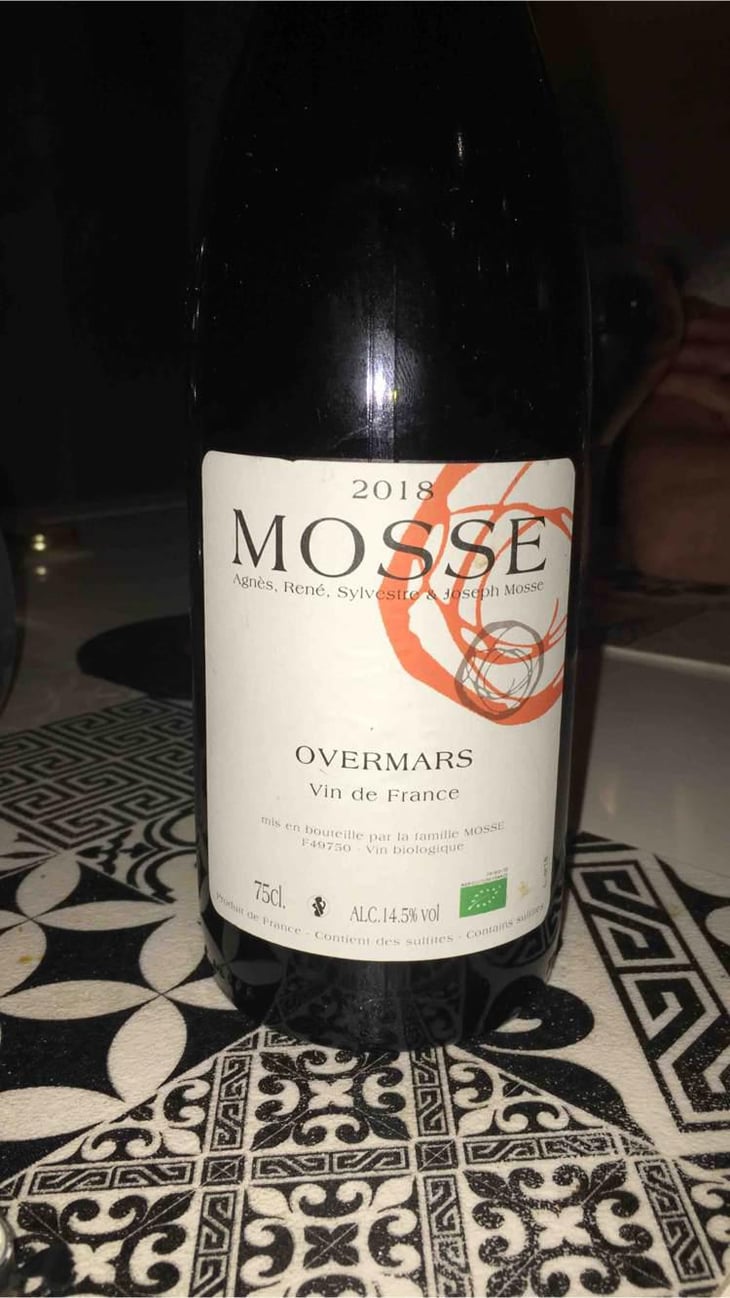 Overmars - Domaine Mosse - Sylvestre & Joseph Mosse 