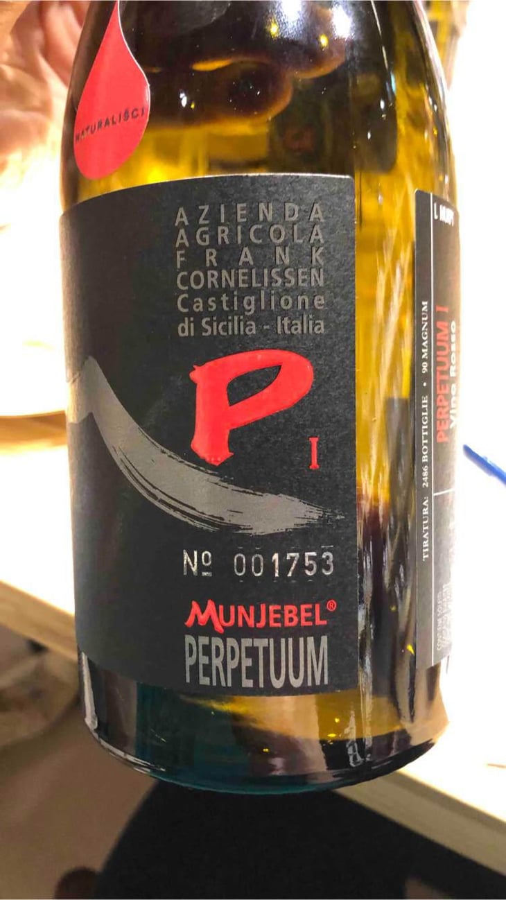 MunJebel Rosso P (cuvée Perpetuum) - Azienda Agricola Frank Cornelissen - Frank Cornelissen 