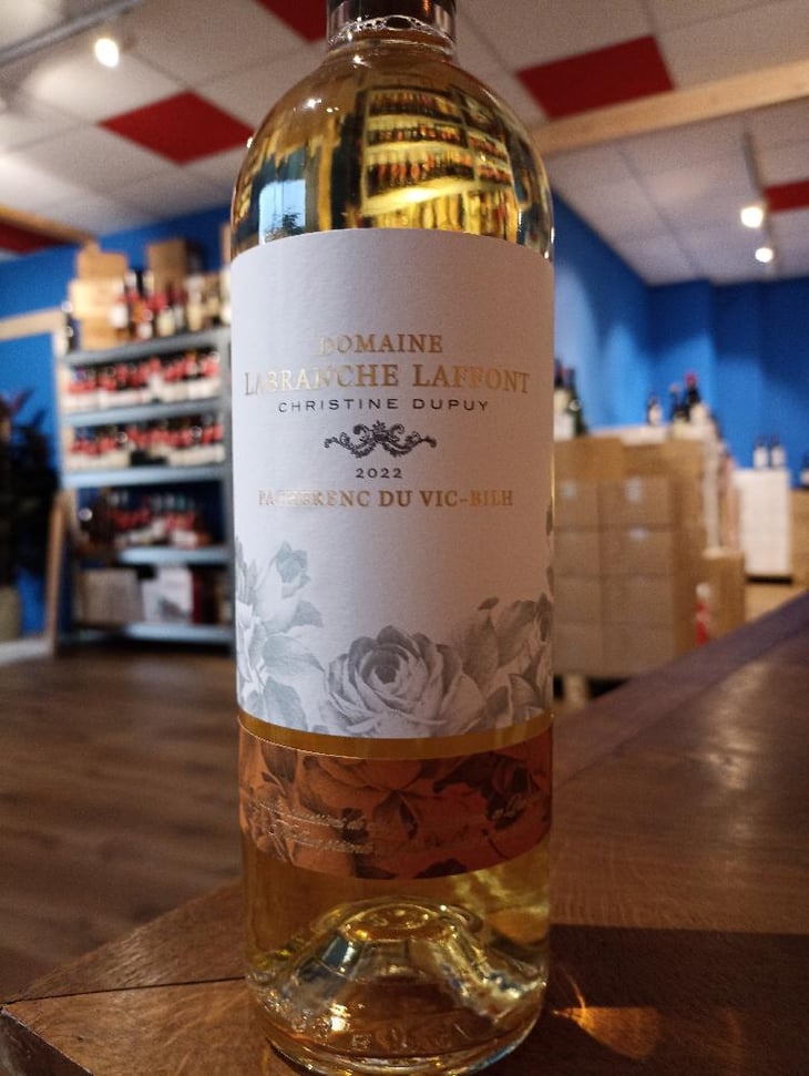Pacherenc Du Vic Bihl Moelleux - Domaine Labranche Laffont - Christine Dupuy 